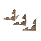 12枚入り コーナープロテクター　コーナー金具 DIY/かばんのコーナー保護 パーツ材料 金具/ 手作り ハンドメイド 手芸 手作り 30mm ブロンズ