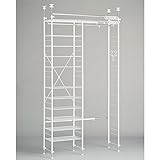 突っ張り伸縮シューズクローゼット　　Ａ／シューズ２列