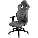 Bauhutte (バウヒュッテ) ゲーミングチェア リクライニング 日本人用の低座面仕様 RS-400S-GY