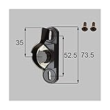 LIXIL 新日軽 引違い窓 錠 クレセント 万能クレセント NCL32RC *製品色・形状等仕様変更になる場合があります*