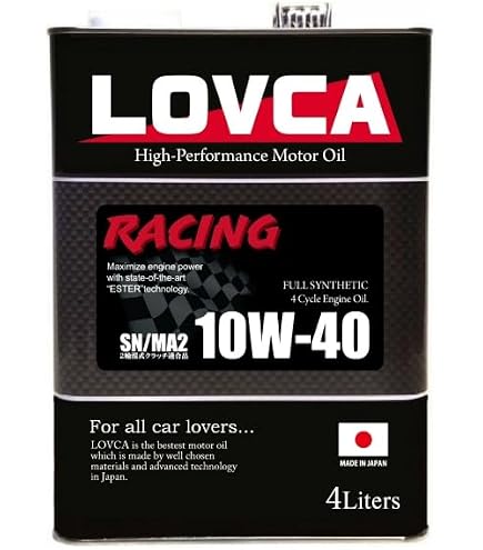 Amazon | LOVCA RACING 10W-60 20L SN エンジンオイル LOVCAオイル