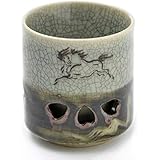 大堀相馬焼 松永窯 二重湯呑み(2.6寸)