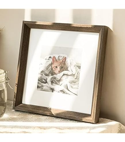 Amazon.co.jp: [XYJP] 木製額縁 ブラック 17*17cm はがきサイズ 写真