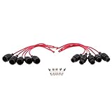 Dolity プラスチック製　防水　6X30mm高速ブローヒューズ付き　チューブヒューズ　ヒューズホルダー　全5本入り