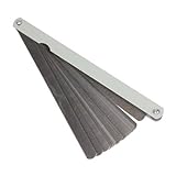 Lautechco シックネスゲージ 300mm 20枚組 狭い場所の隙間測定 組隙間幅0.05mm～1.0mm（隙間測定）