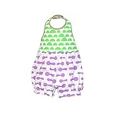 (バルーン ビブパ) BALLOON BIBPA ベビー服 ロンパース 70-90 [グリーン×パープル] [B-504-GRPR]