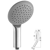 Ana Bath hs1200 6インチ1機能ハンドヘルドシャワー、PVDブラッシュニッケル仕上げ