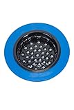 sinkbasics Sink Strainer、4.8 X 4.4 X 0.8-inches 1 Pack ブルー 16031