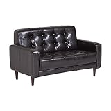 arne ミニソファー 2人掛け キッズソファ 合皮レザー Gulliver 2P ダークブラウン