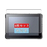 4枚 Sukix フィルム 、 ZEROSHOCK TABLET SLIM LZ-WA10/W1 10.1インチ 向けの 液晶保護フィルム 保護フィルム シート シール（非 ガラスフィルム 強化ガラス ガラス ）