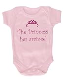 ピンクThe Princess Has Arrived Infant One Pieceボディスーツ