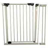 スチールゲート 拡張フレーム付き ホワイト 88-782