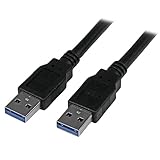 StarTech.com USB 3.0 ケーブル(オス/オス) 1.8m ブラック USB3SAA6BK