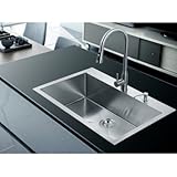 nationalware 18ゲージステンレススチール33 " Single Basin Overmountキッチンシンク