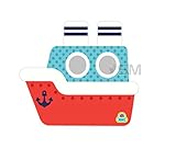 Mirror Boardニノミラーボード安全ミラー、ボード、ステッカー（海外直送品） (Red boat)