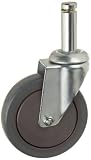 Quantum Storage Systems WR-00H 4 Piece 5 Diameter Polyurethane Swivel Caster Set with 2 Brakes by Qu