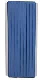 平ゴム【8コール/巾5ｍｍ/30ｍ巻/国産品】【水色 1本売り】【全9色：黒、白、橙、桃色、黄色、水色、青、赤、緑】ラッピングゴム・ブックバンドなど用途に合わせて使い方いろいろ！