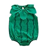 エルフ ベビー(Fairy Baby)ベビー服 スイカ着ぐるみ 果物ロンパース 記念写真 寝相アート用 size90