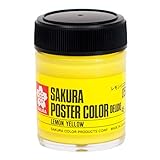 サクラクレパス 絵の具 ポスターカラーDX 45ml レモンイエロー PWD45ML#051