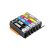 J-ECO製 BCI-331+330/6MP 染料 6色セット ISO14001、ISO9001、CE、SGS認証工場 キヤノン用 互換インクカートリッジ 残量表示 (BCI-330 331)