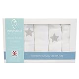 PHP Gift and Baby Muslin Squares Star Set (Pack of 5)
