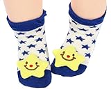 2ペア[スター]幼児の赤ん坊の子供のための幼児ソックスストライプソックス、6-18ヶ月間