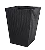 KETER/Rattan Planter/ラタンプランターL/黒