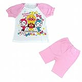 (バンダイ)BANDAI 半袖パジャマ アンパンマン 子供 パジャマ ホワイト-薄ピンク 100