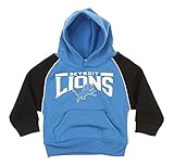 NFL Little Boys Toddlersパフォーマンスプルオーバーフリースパーカー、デトロイトライオンズ