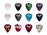 Fender フェンダー 351 Dotted Celluloid Picks 12-Pack Medium ギターピック 12枚入りパック