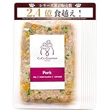ココグルメ 手作りドッグフード 冷凍 国産 無添加 獣医師監修 総合栄養食 グレインフリー ウェットフード ご飯 トッピング 老犬 シニア (100g×8パック, ポーク&ブロッコリー)