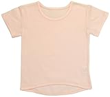 アンナニコラ ラウンドカットTシャツ 80cm ピンク AN-144P E90 日本製