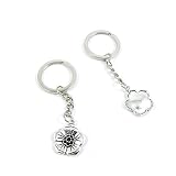 Arts CraftsファッションジュエリーMaking Findingsキーリングチェーンタグクラスプキーリングキーチェーンk1wy5t Flower シルバー K1WY5TL44I_50