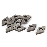 uxcell 超硬合金インサート カーバイドカッター旋削インサート 機械旋盤 フライス工具 MD1504 10個