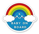 【Babystity】 赤ちゃん乗っています Baby On Board マグネット ステッカー サイン (マグネット, No,18)