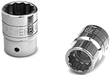Powerbuilt 643205 3/4-Inch Drive 1-3/16-Inch 12 Point Socket by Powerbuilt