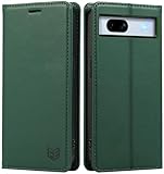 FeeY Google Pixel 7A 用 ケース 手帳型 7a手帳 ケース 耐衝撃TPU素材カード収納 マグネット内蔵スタンド機能付き ピクセル 7a 財布型 携帯カバー Pixel 7A用 スマホケース 全面保護 グリーン