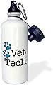 ローズWB _ 161090 _ 1 Vet Tech、オレンジスポーツウォーターボトル、21オンス、ホワイト