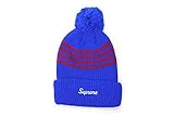 [シュプリーム] 4-Stripe Loose Gauge Beanie[BLUE/RED] FW13BN23 CAP キャップ ビーニー ニット帽