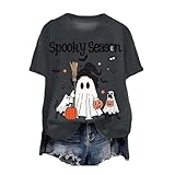 ハロウィン tシャツ レディース 幽霊 オレンジ コスプレ 大人 おもしろ 面白い おしゃれ 人気 ティーシャツ 大きいサイズ 丸首 半袖tシャツ ゆったり かわいい トップス ハロウィン 仮装 衣装 コスチューム コスプレ 学園祭 文化祭