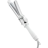 SALONIA サロニア セラミック カール ヘアアイロン 32mm 【ホワイト】 コテ 耐熱ポーチ付 SL-008SW