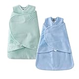 HALO SleepSack Micro-Fleece Swaddle, Mint / Blue, Preemie by Halo
