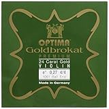 ゴールドブロカット バイオリン弦 4/4 E 0.27 mmボール プレミアム24K金メッキ