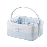 Petit Praia 25 x 31 x 14 cm Rectangular Basket Orson Azul by Petit Praia