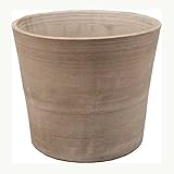 イタリア製テラコッタ鉢 プリミティブ　シリンドリコ　グラファイト 30cm ／植木鉢