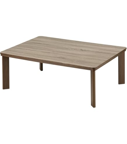 Amazon | [山善] こたつ テーブル 幅105cm×奥行70cm 長方形 中間
