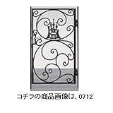 LIXIL 新日軽　ディズニー門扉　角門柱式　プリンセスA型（シンデレラ）　0812　片開き　【リクシル】 ブラック