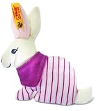 Steiff Hoppy bunny rattle, white/pink Baby Plush [並行輸入品]