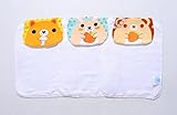 エルフ ベビー (Fairy Baby) ベビー用 4層ガーゼ 可愛いカートーン 赤ちゃん汗取りパッド 3枚組(32*24cm,セット3)