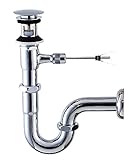 LIXIL(リクシル) INAX 洗面器・手洗器用セット金具 ポップアップ式排水金具(呼び径32mm) 床排水Sトラップ LF-71SAL